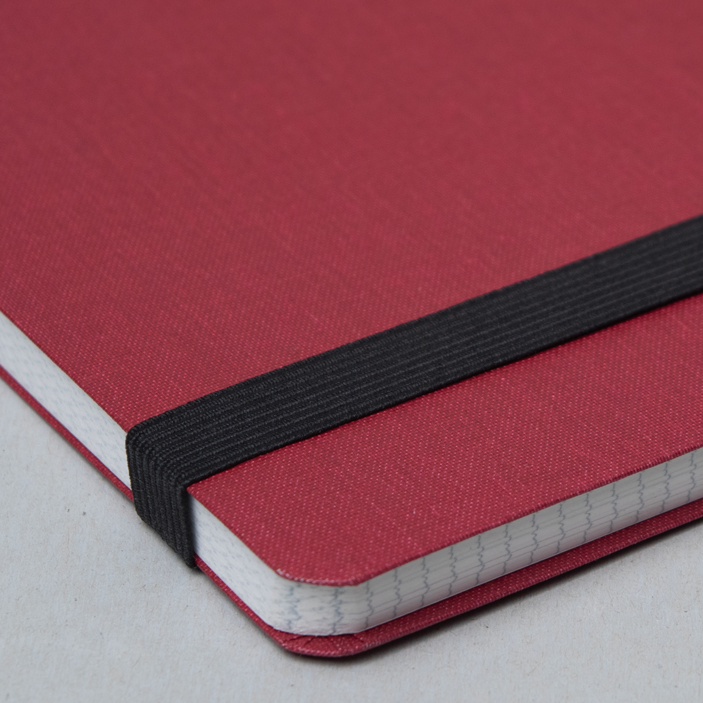 Quaderno con elastico - ROSSO - immagine 2