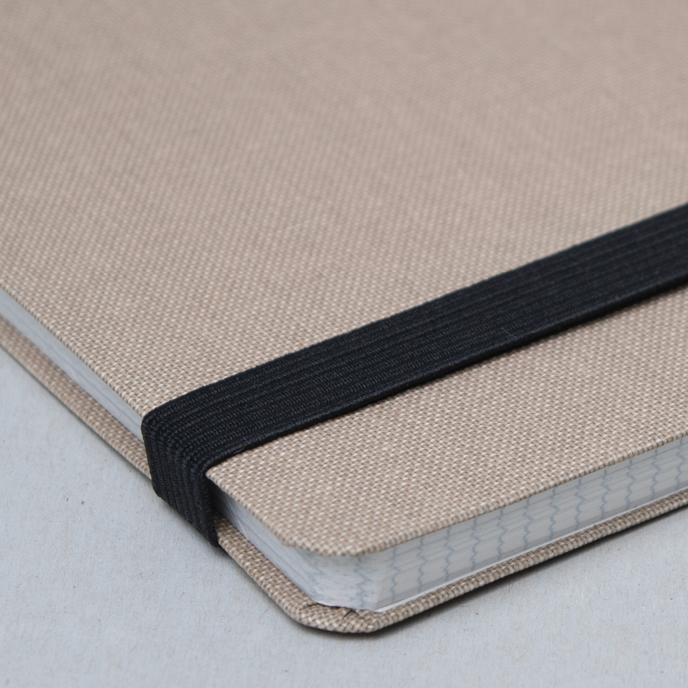 Quaderno con elastico - BEIGE - immagine 2