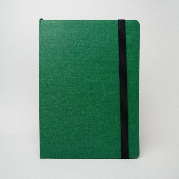 Quaderno con elastico - VERDE